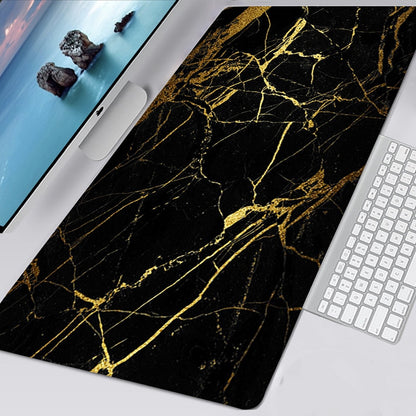 Colourful Marble Keyboard and Mouse Mats