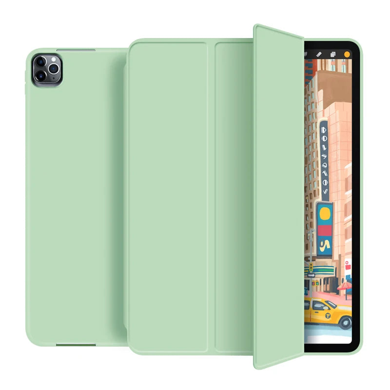 Protective Matte Tablet Flip Case (for iPad)