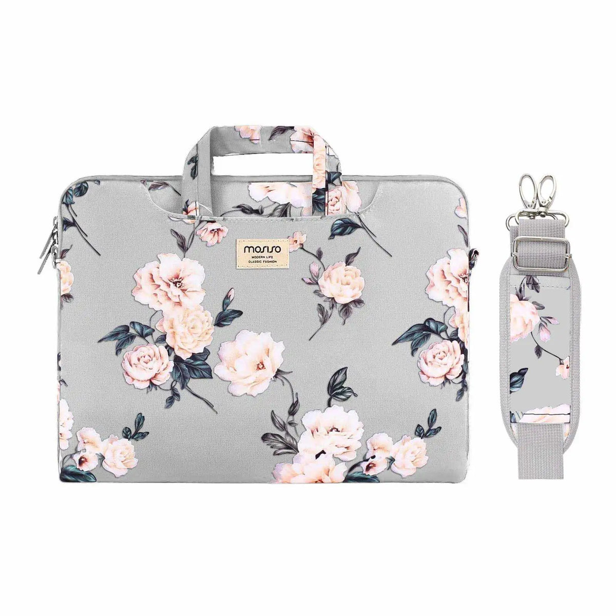 MOSISO Printed Laptop Shoulder Bag – 13–17.3 Inch