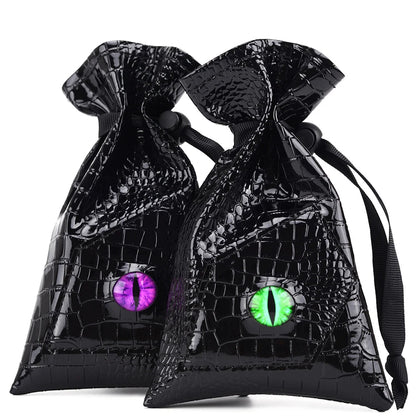 Drawstring Dice Bag with Dragon Eye