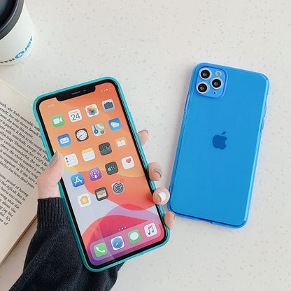 Soft Silicone Neon Colour iPhone Cases