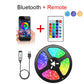 Adhesive Bluetooth LED Light Strips - Multicolour, USB, Remote Control