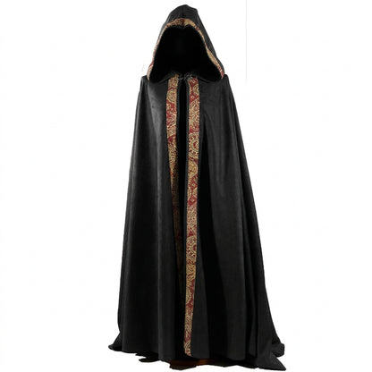 Medieval Hooded Cloak Coat – Long Gothic Cape