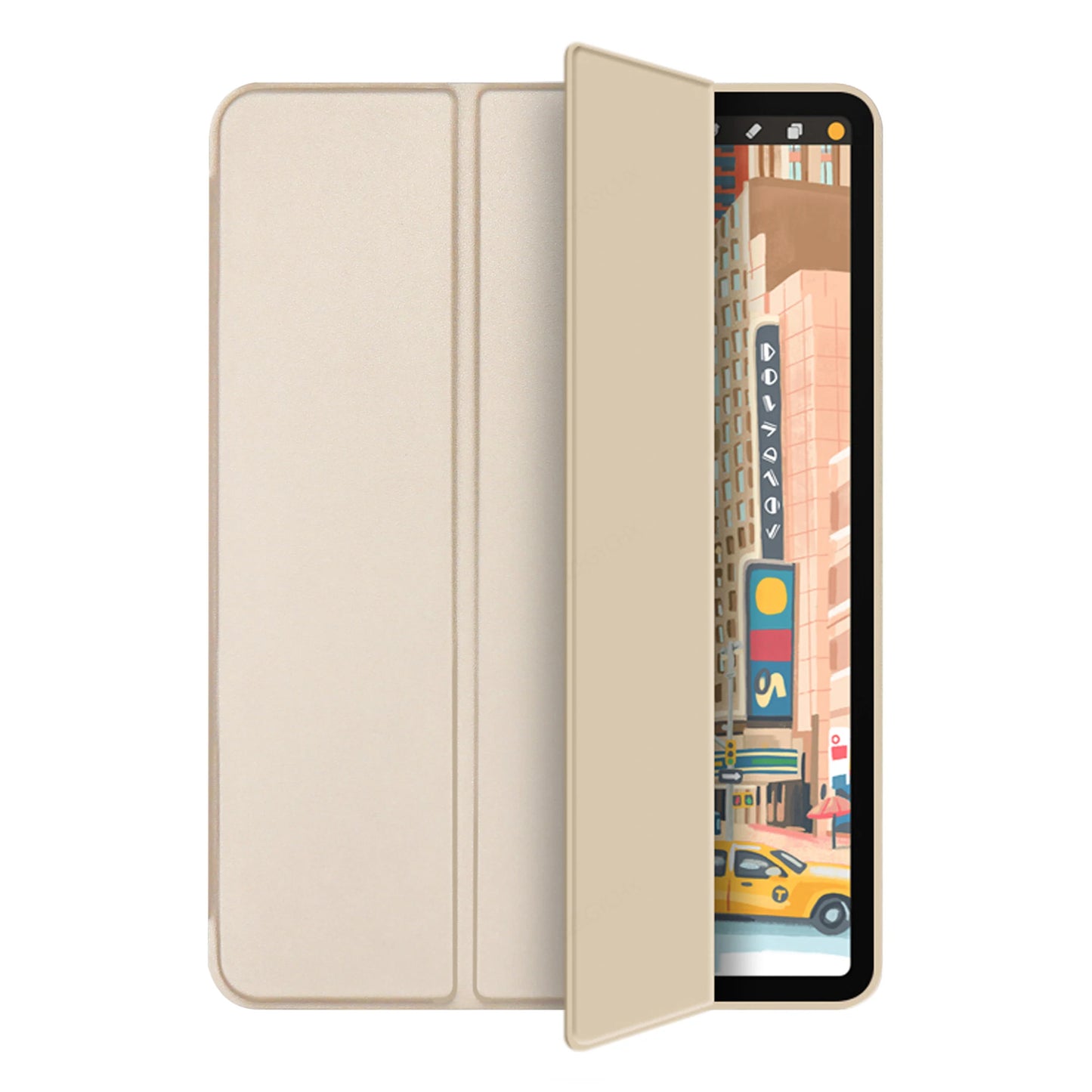 Protective Matte iPad Flip Case