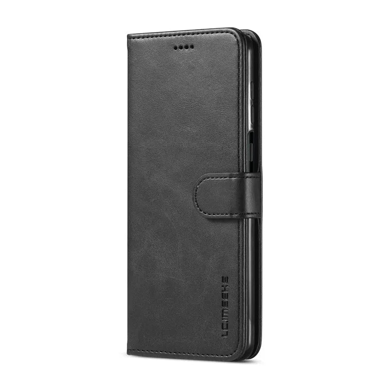 Leather Flip Case with Card Slots for Google Pixel