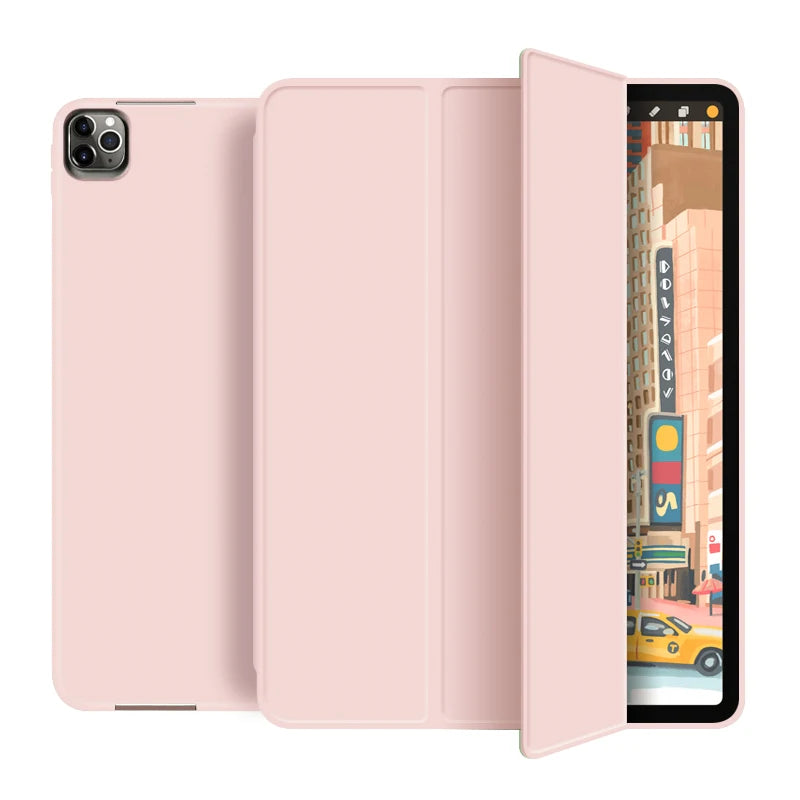 Protective Matte Tablet Flip Case (for iPad)