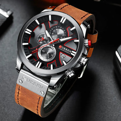 Men's Sport Wrist Watch - Curren Chronograph