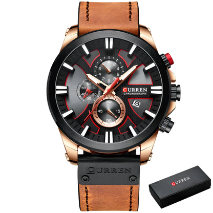 Men's Sport Wrist Watch - Curren Chronograph