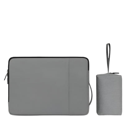 Simple Upright Padded Laptop Sleeve with Accessory Bag
