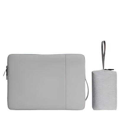 Simple Upright Padded Laptop Sleeve with Accessory Bag