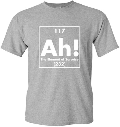 Men's Graphic Tee - Ah! The Element of Surprise