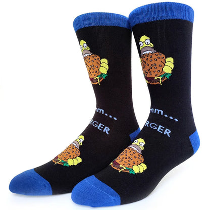 Funny Adult Novelty Socks - The Simpsons