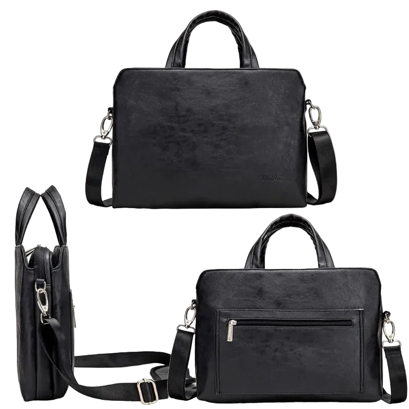 Kinmac PU Leather Work Laptop Bag