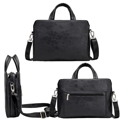 Kinmac PU Leather Work Laptop Bag