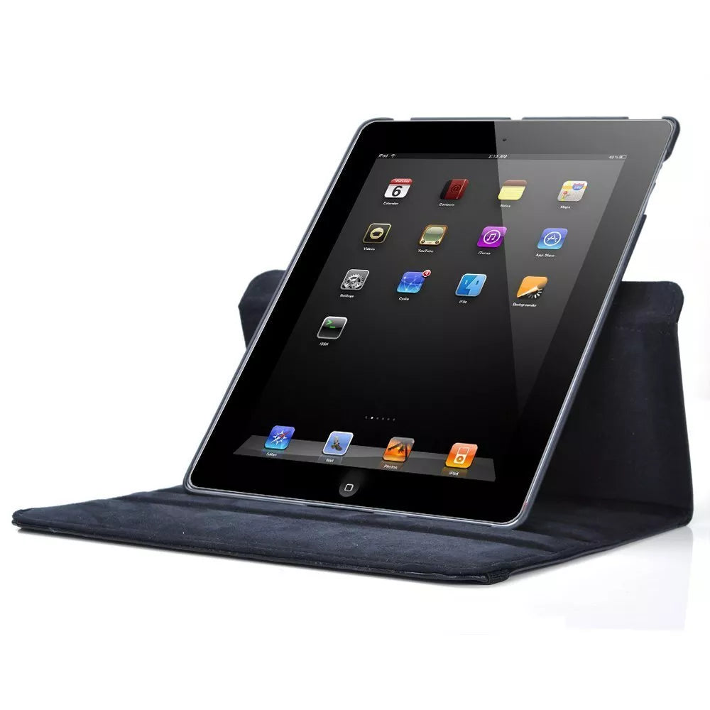 Leather iPad Case with Stand and 360 degree Rotation | iPad