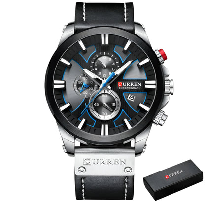 Men's Sport Wrist Watch - Curren Chronograph