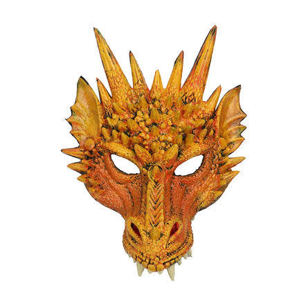 Dragon Face Mask and Wings Adult Costume
