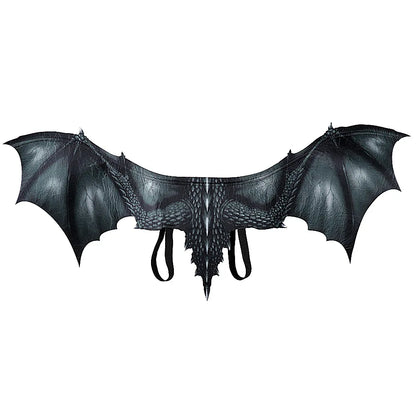 Dragon Face Mask and Wings Adult Costume