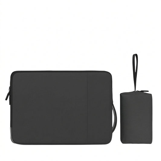 TAIKESEN black padded laptop sleeve shown with accessory pouch