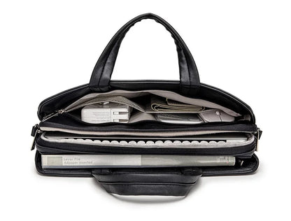 Kinmac PU Leather Work Laptop Bag