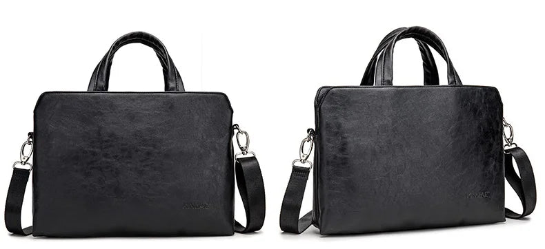 Kinmac PU Leather Work Laptop Bag