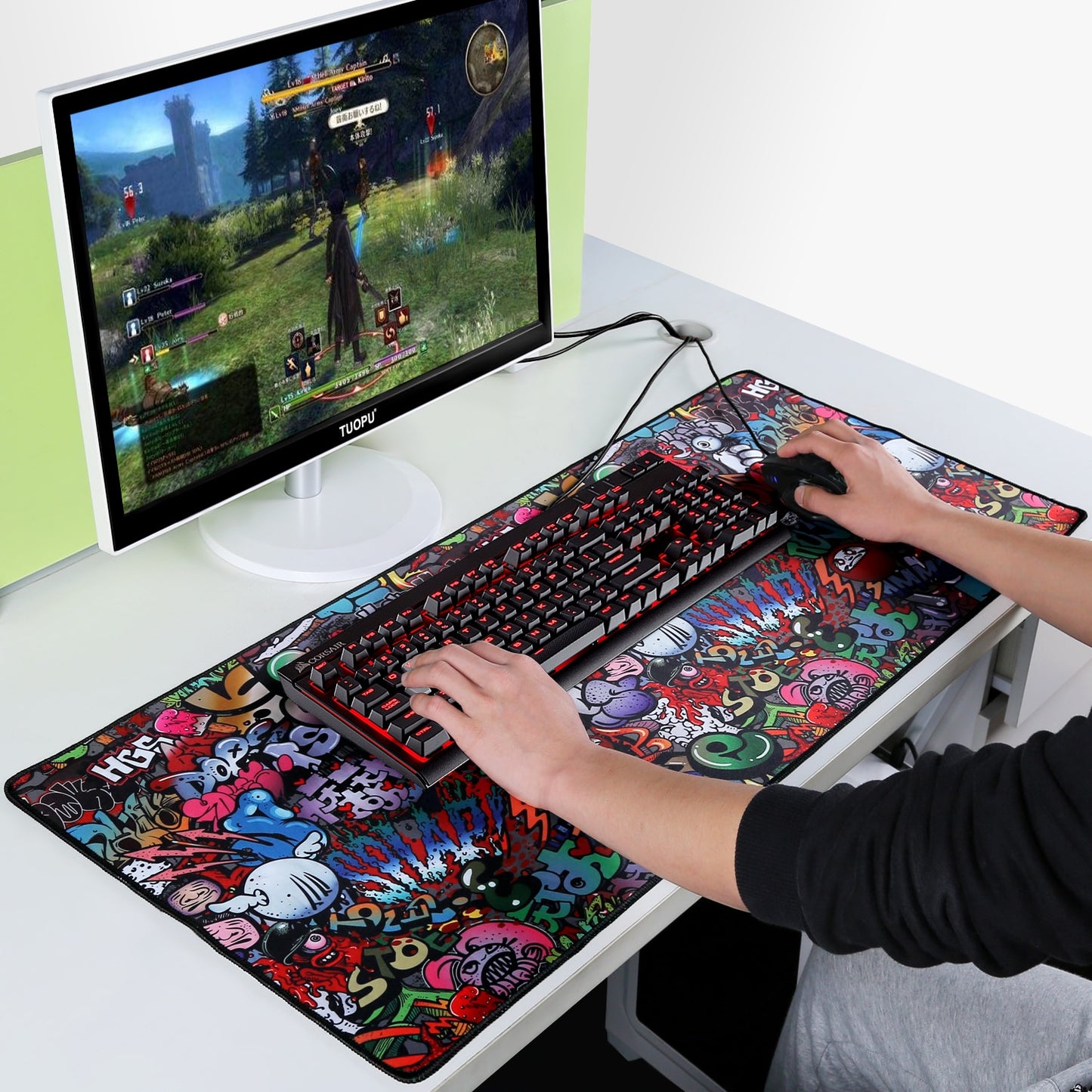 Graffiti Art Computer Gaming Desk Mat
