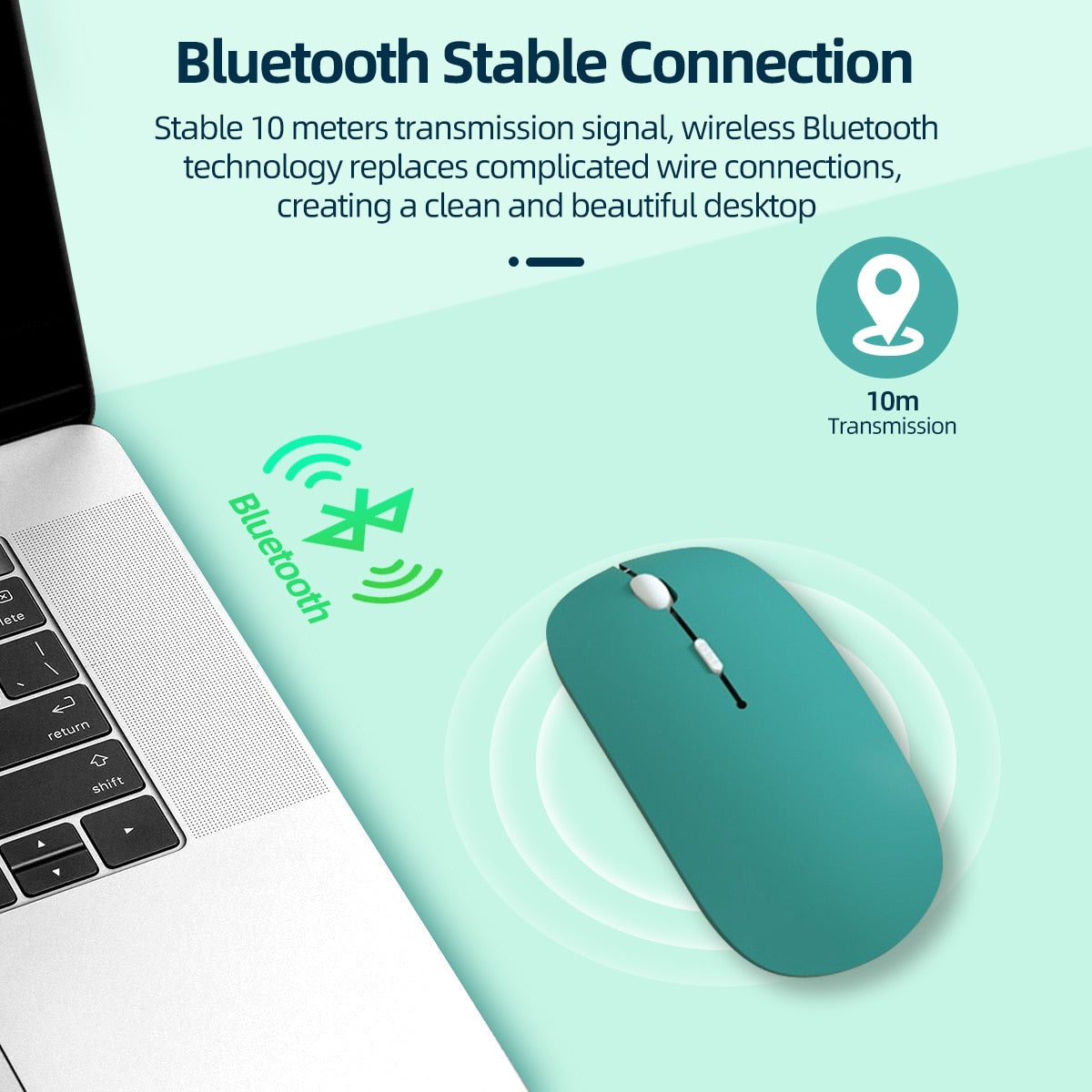 Anmone Bluetooth Mouse for Tablets & Computers