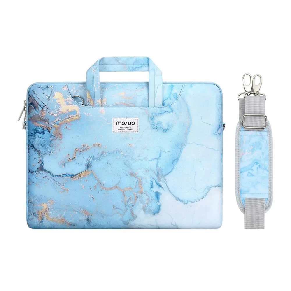 MOSISO Printed Laptop Shoulder Bag – 13–17.3 Inch