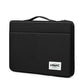 Black laptop bag with 'KINMAC' branding on a white background