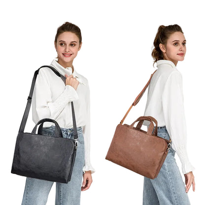 Kinmac PU Leather Work Laptop Bag