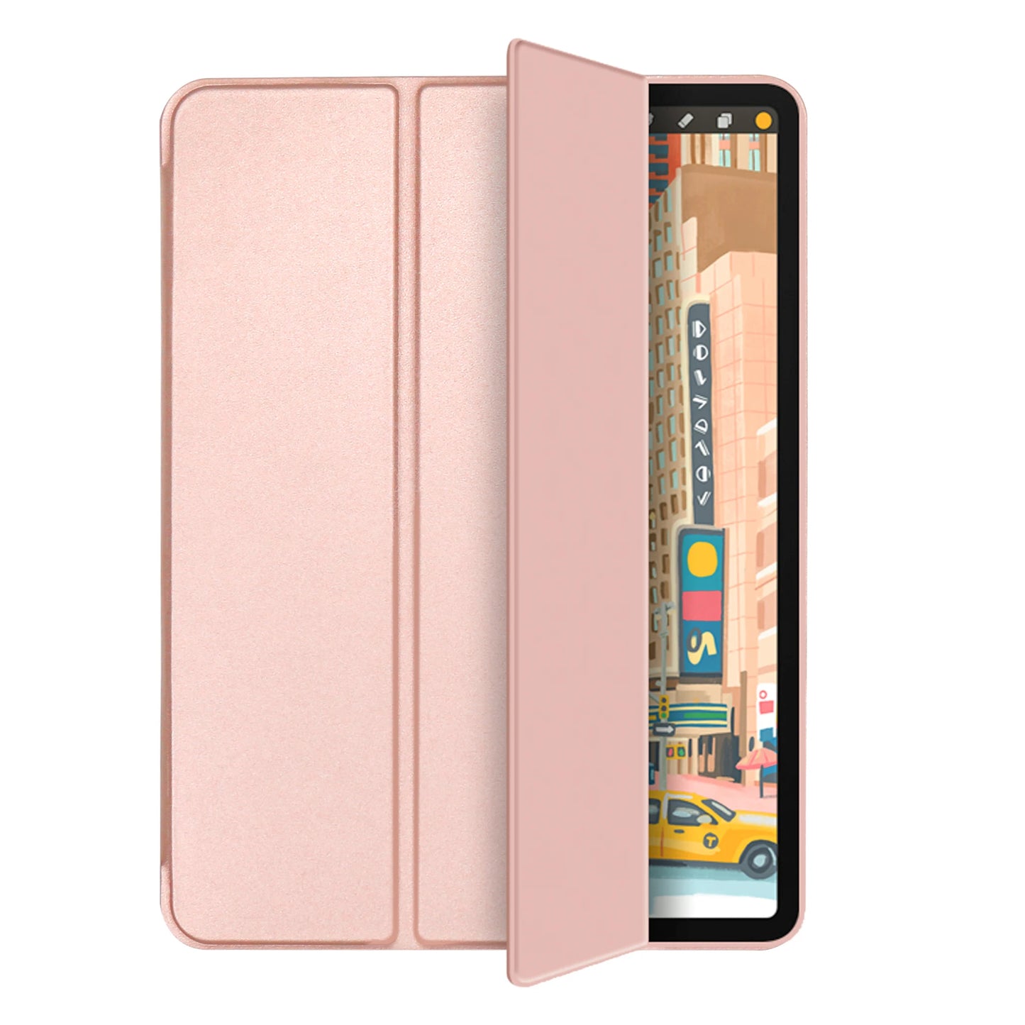 Protective Matte iPad Flip Case
