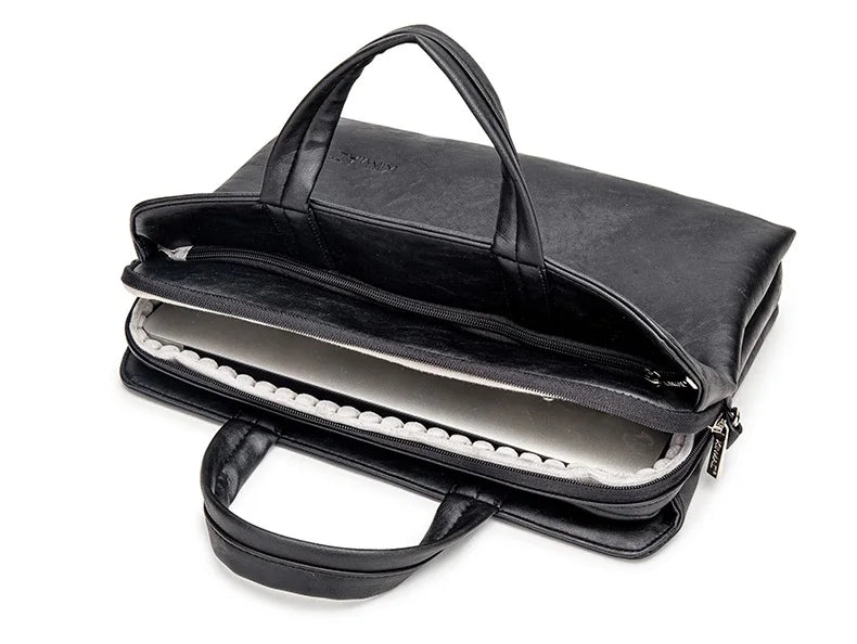 Kinmac PU Leather Work Laptop Bag