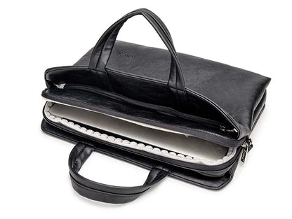 Kinmac PU Leather Work Laptop Bag
