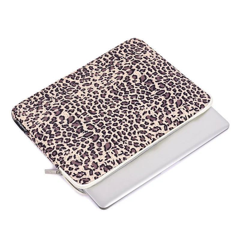 CanvasArtisan Leopard Print Laptop Case