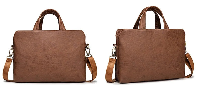 Kinmac PU Leather Work Laptop Bag