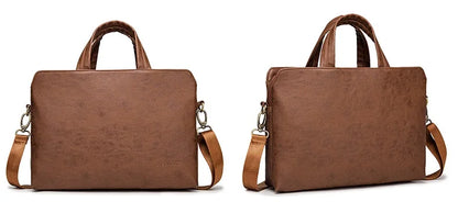 Kinmac PU Leather Work Laptop Bag
