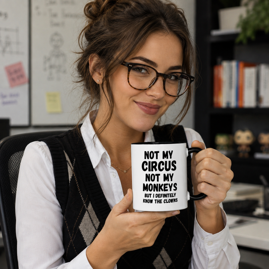 Not My Circus Not My Monkeys 330ml Coffee Mug