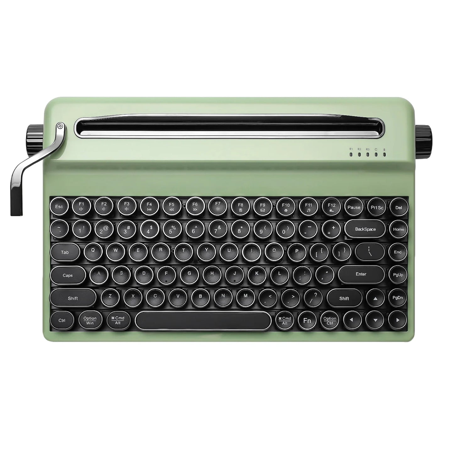 YUNZII QL75 Pink Typewriter Mechanical Keyboard