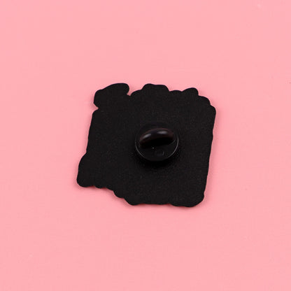 Ducks Not in a Row Funny Enamel Pin