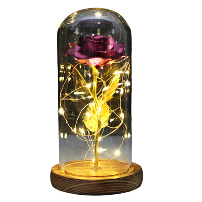 Beauty and the Beast Enchanted Rose Dome Light
