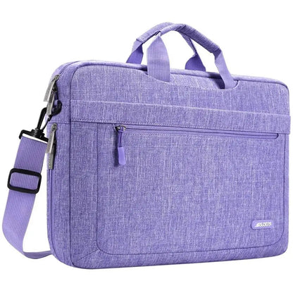 Mosiso Solid Colour Office Laptop Shoulder Bag