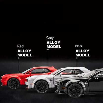 Diecast Model Car 1:32 of Dodge Challenger Hellcat