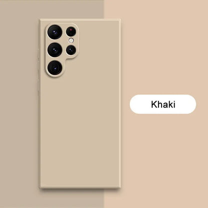 Solid Colour Samsung Galaxy Liquid Silicone Case