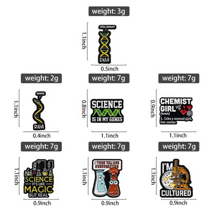 Chemistry Science Nerd Badges