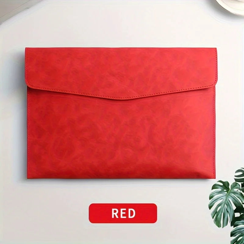 Faux Leather A4 Document Wallet