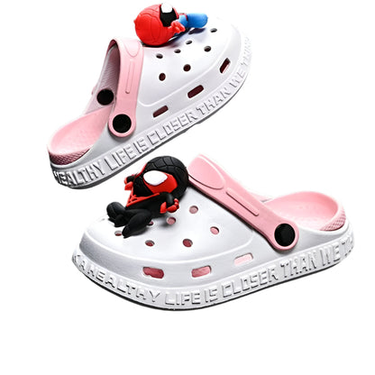 Kids Anti-Slip Slide Shoes with 3D Spiderman