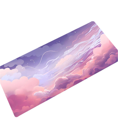 Computer Desk Mats of Pink Clouds