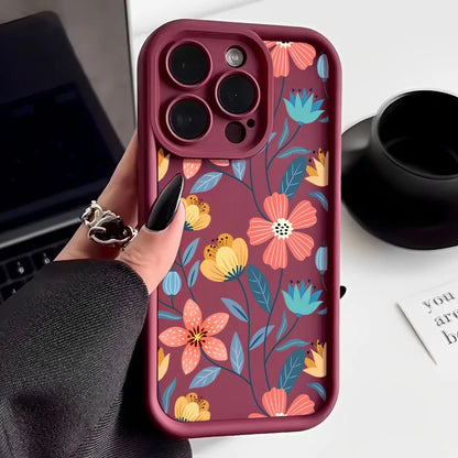 Flower Garden Shockproof iPhone Case - iPhone 15 range
