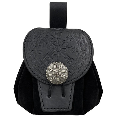 Medieval PU Leather Dice or Coin Bag