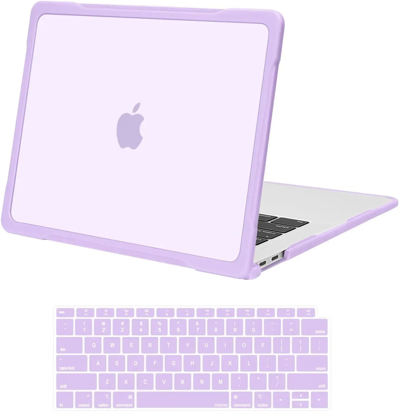 Hard Shell Coloured Laptop Case with Keyboard Cover (for MacBook)